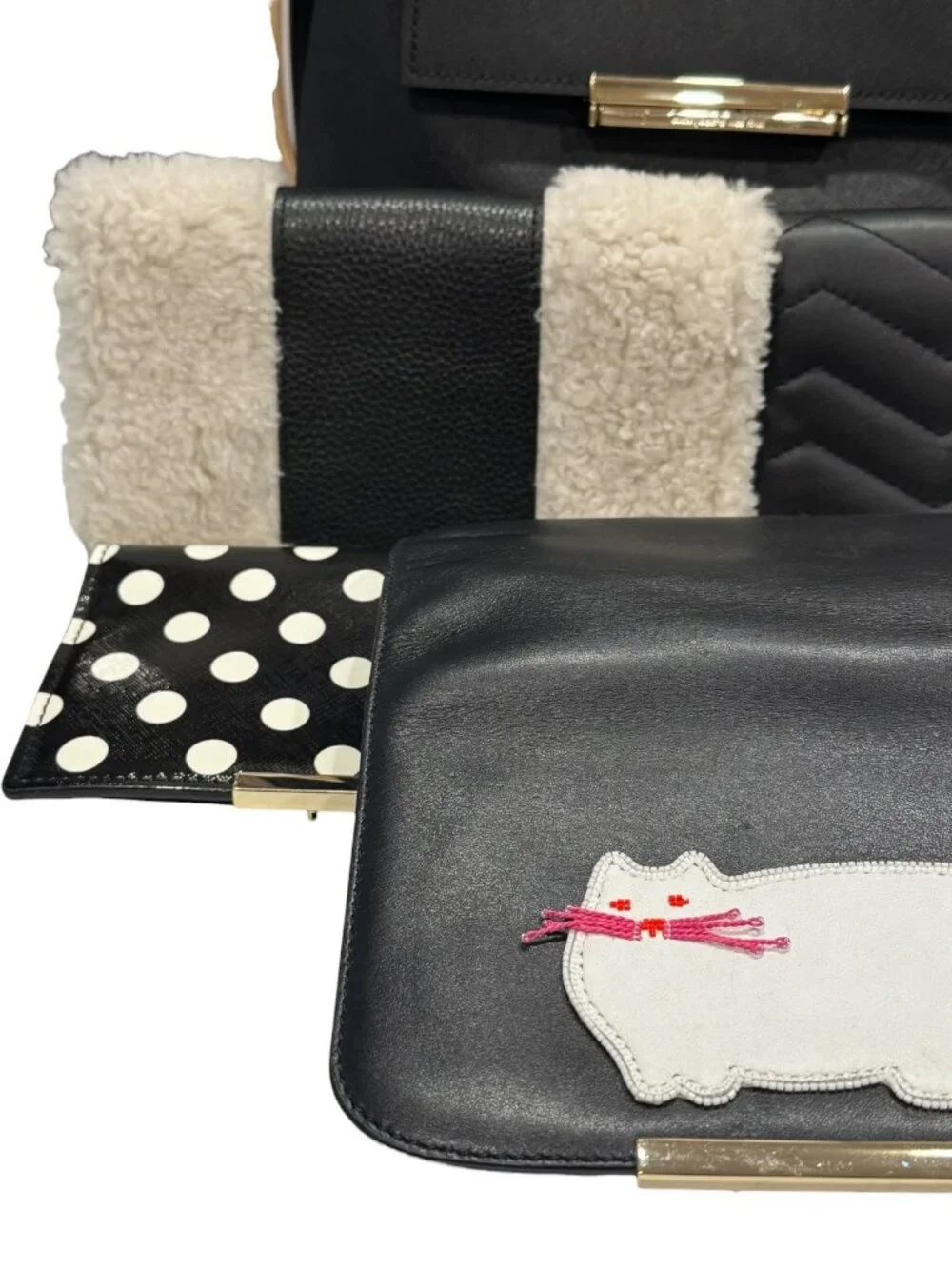 🆕 Kate Spade Make It Mine Maddie Black Backpack Purse Multiple Bonus Flaps NWT